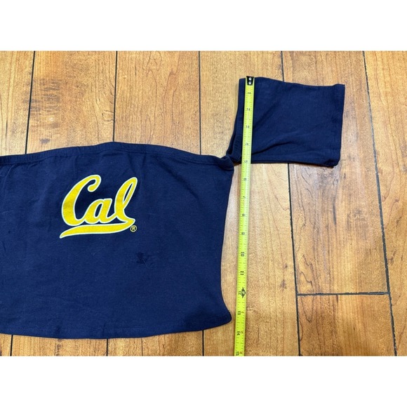 NWT Hype and Vice Women's Cal Berkeley Cap Sleeve Tube Crop Top | Size Large - Picture 5 of 7